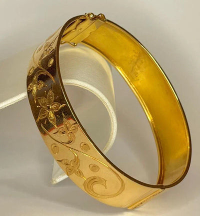 Bracelet Jonc ouvrant en Or Jaune 18K