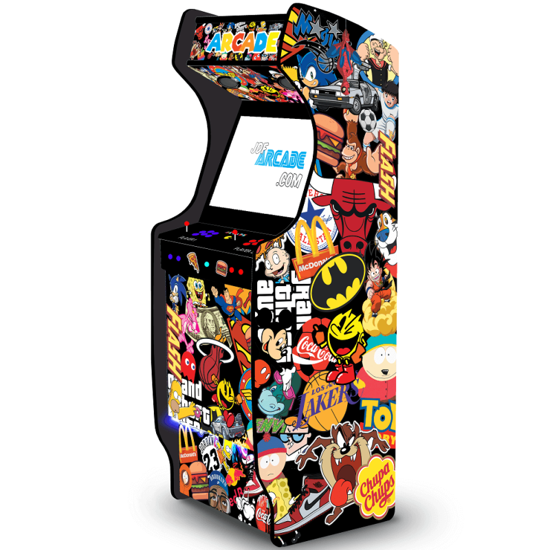 Borne d'arcade XL | Pop Art noir