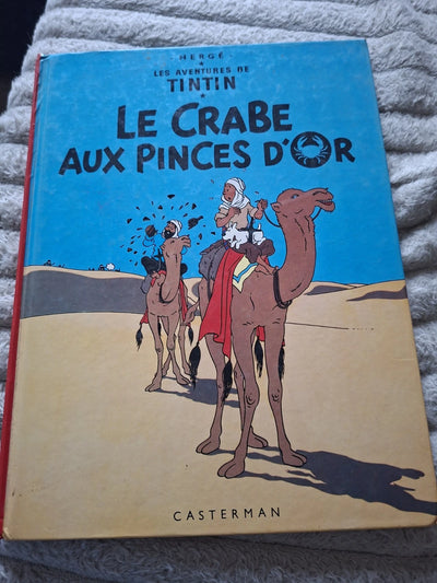 Album ancien de Le Crabe aux pinces d’or – Édition 1947