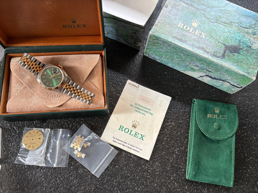 Rolex Datejust 16233 – Cadran Onyx Sunburst