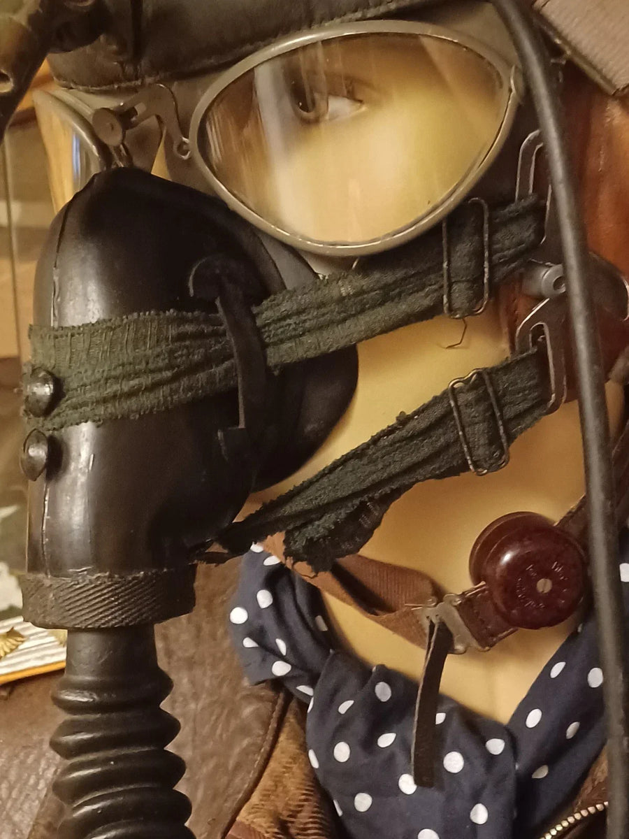 Masque à oxygène de pilote allemand – Seconde Guerre mondiale (Luftwaffe)
