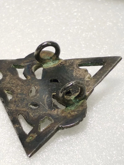 RARE Insigne militaire ancien en ARGENT MASSIF