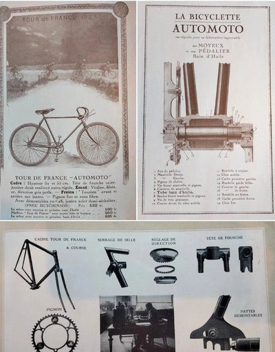 Vélo de course ancien AUTOMOTO – 1922-1923 – Old Bike / Bici d’époque