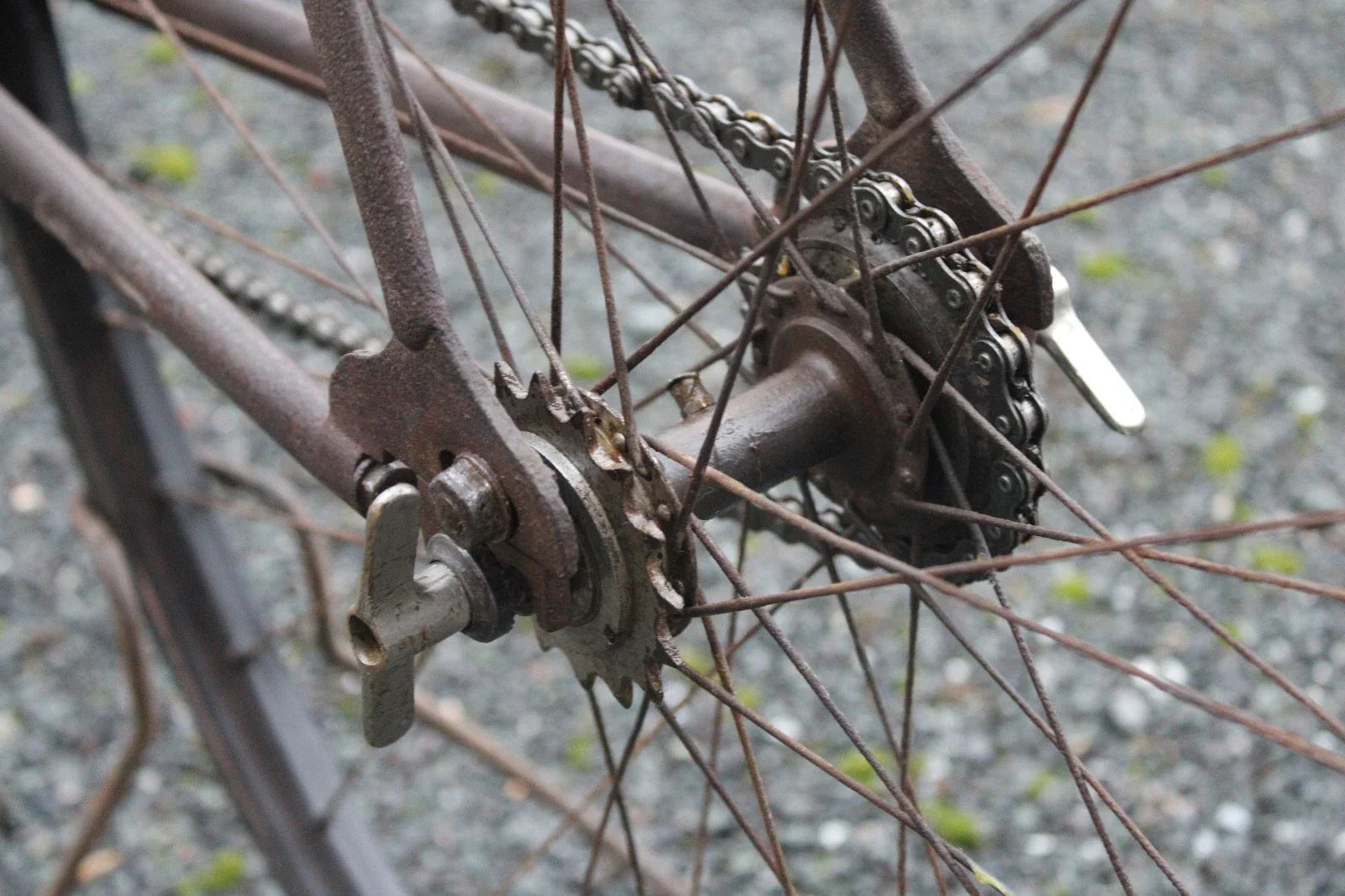 Vélo de course ancien AUTOMOTO – 1922-1923 – Old Bike / Bici d’époque