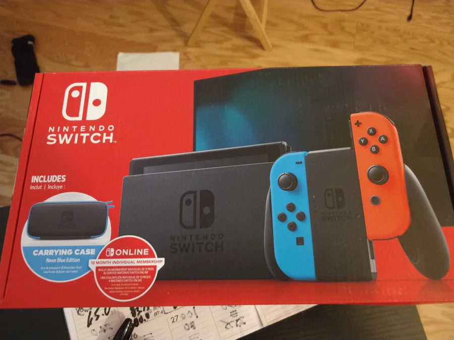 Nintendo Switch neuve – Édition Neon Blue