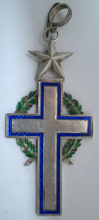 Superbe Croix d’aumônier de l’Armée – Modèle 1891 – Argent et émail