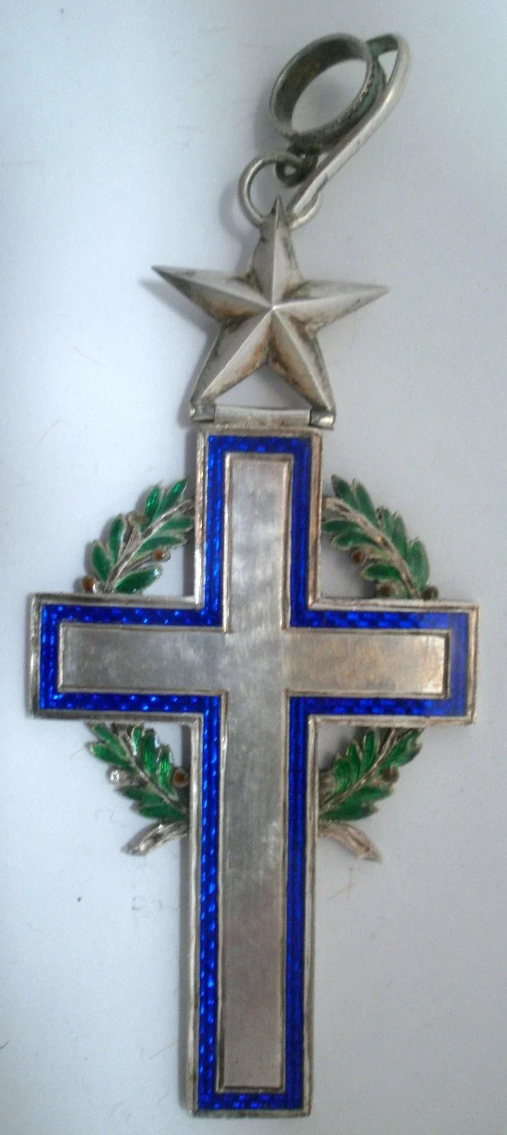 Superbe Croix d’aumônier de l’Armée – Modèle 1891 – Argent et émail