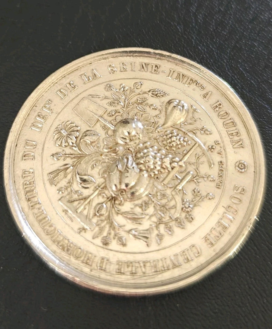 Médaille en Argent Massif – École d'Horticulture de Rouen