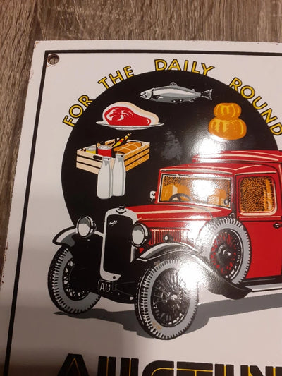 Plaque Émaillée AUSTIN – Delivery Vans "Speedy Service"