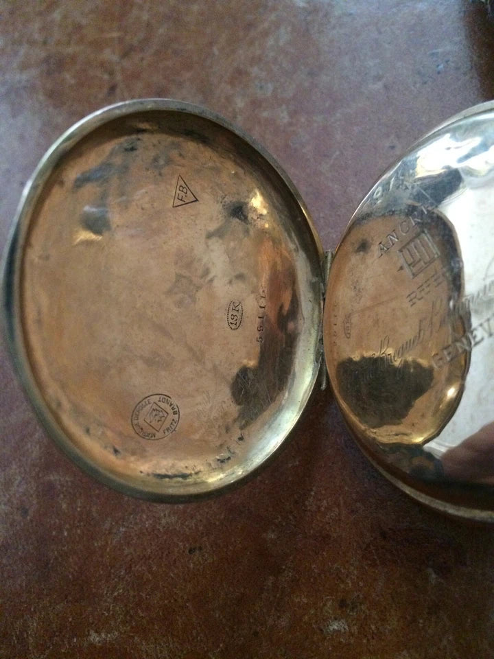 Montre Fritz Brandt Genève – Or 18K & Spirale Breguet